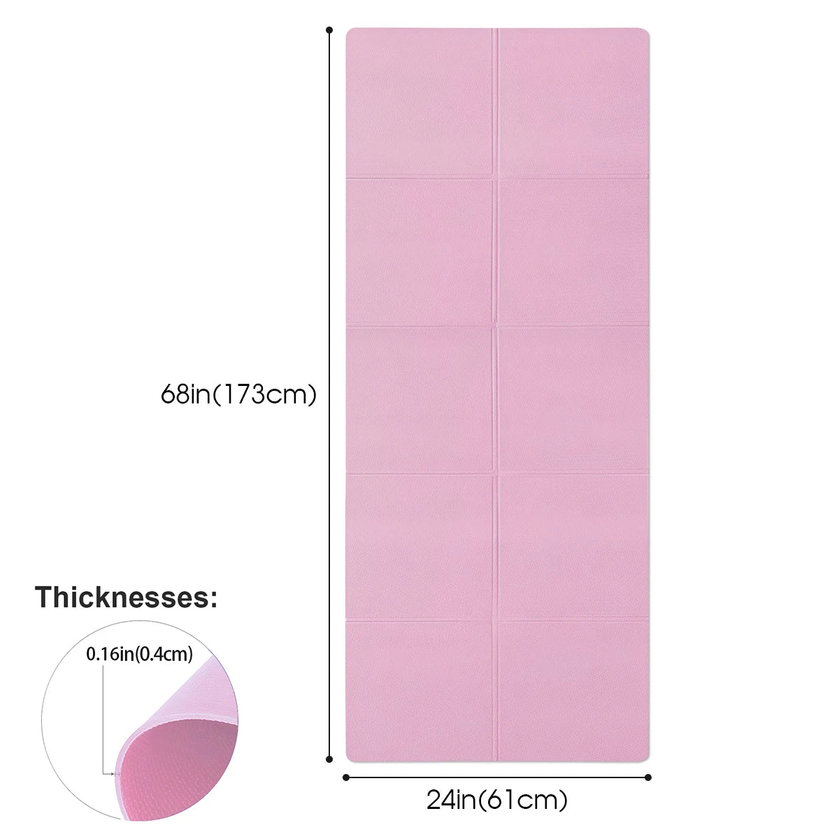 Nature's Shoewear™ 4MM Thick EVA Yoga Mats