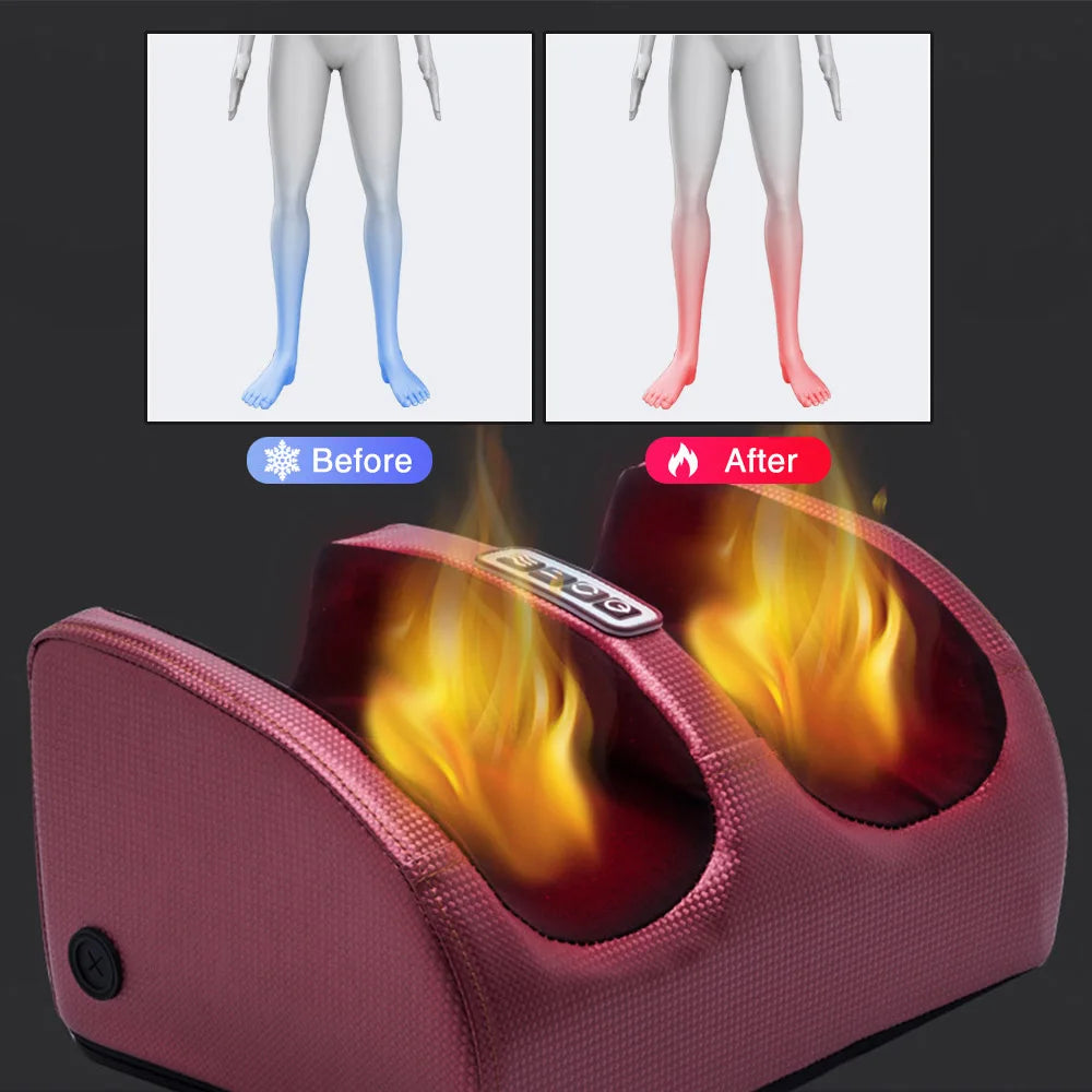 Nature's Shoewear™ Electric Foot Massager with Heating Therapy