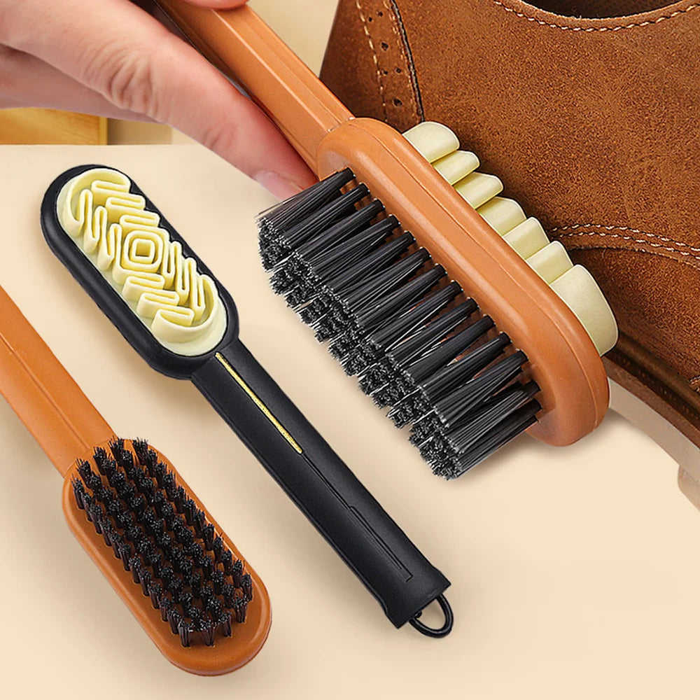Double-Side Shoe Brush Cleaner