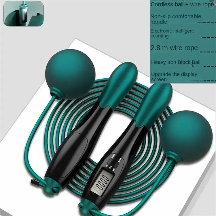 Nature's Shoewear™ Cordless Electronic Jumping Rope with Counting Speed Skipping Counter