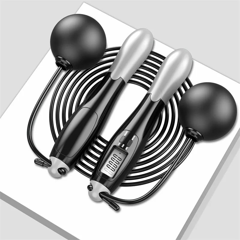 Nature's Shoewear™ Cordless Electronic Jumping Rope with Counting Speed Skipping Counter