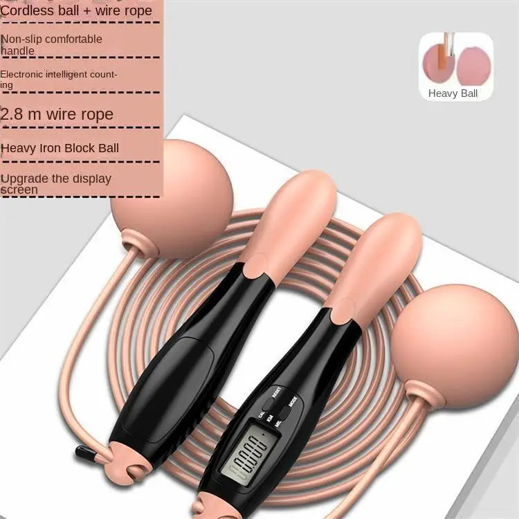 Nature's Shoewear™ Cordless Electronic Jumping Rope with Counting Speed Skipping Counter