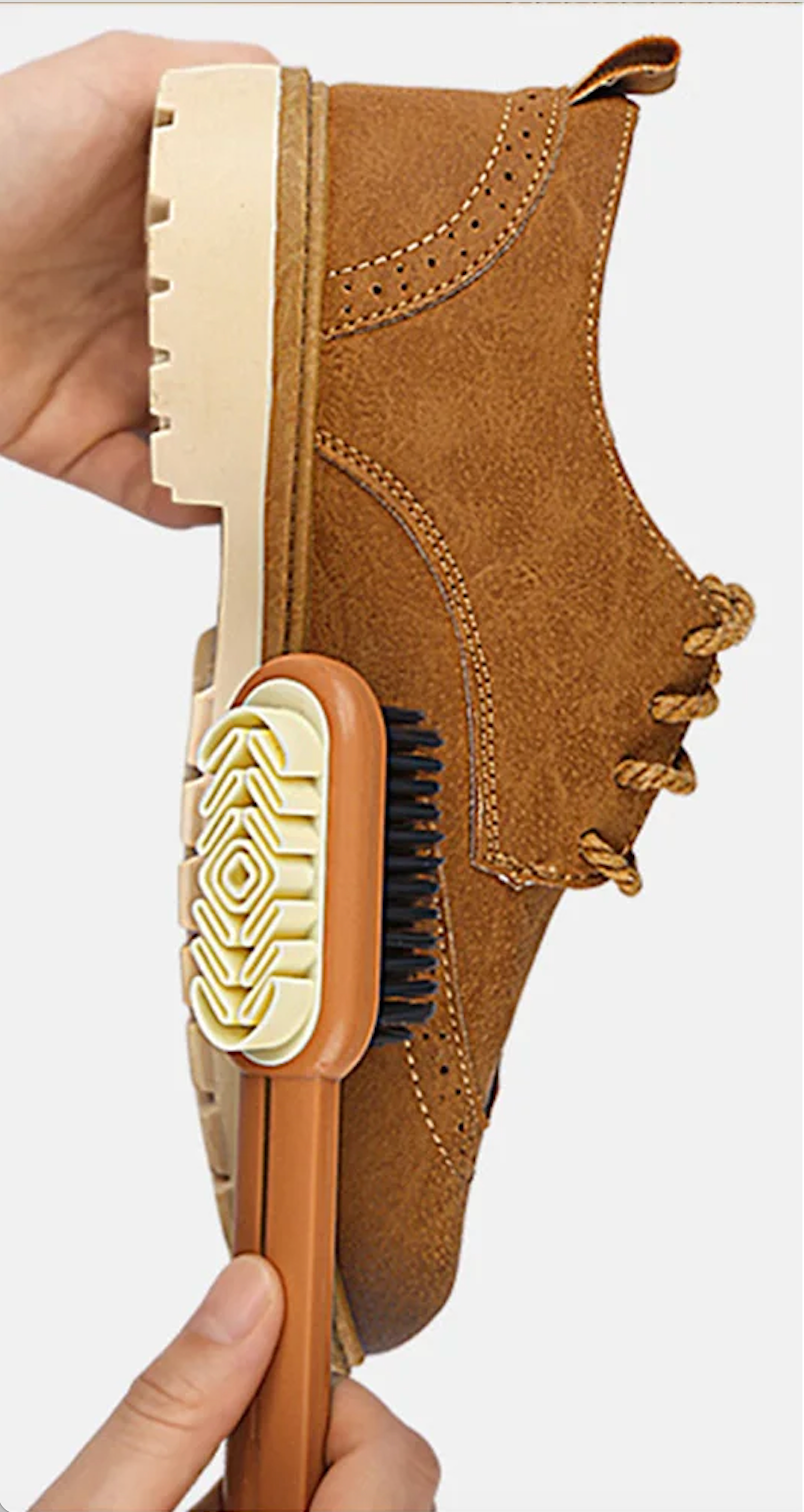 Double-Side Shoe Brush Cleaner