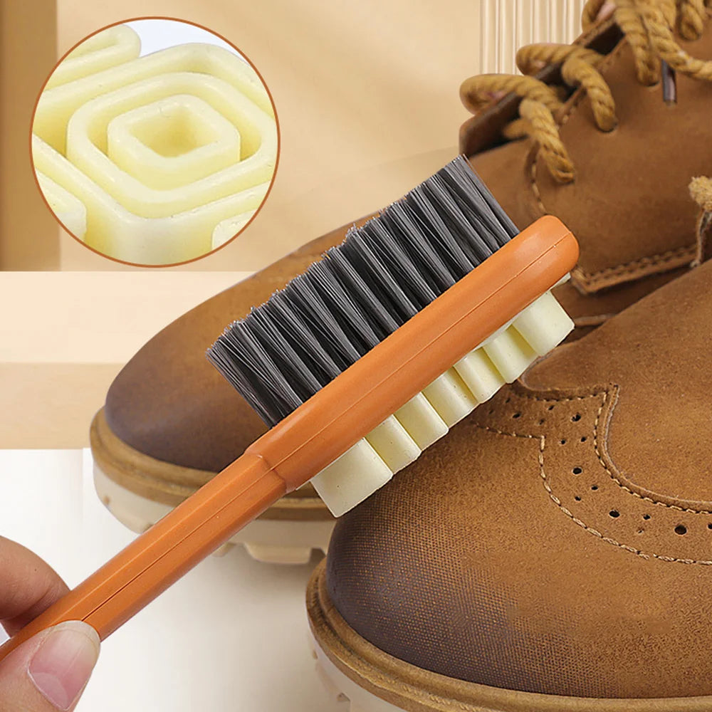 Double-Side Shoe Brush Cleaner