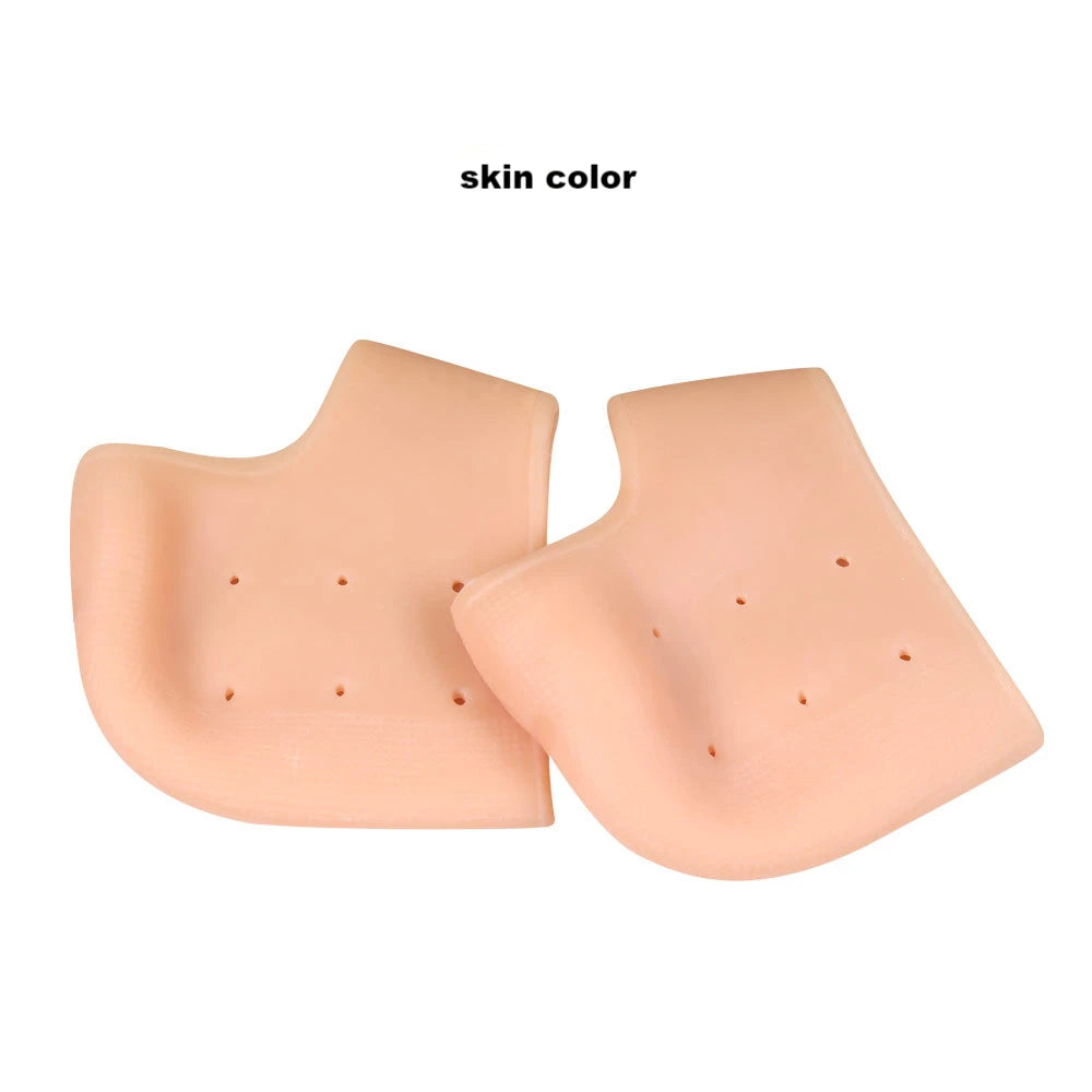 Nature's Shoewear™ Gel Silicone Heel Protector Cups Sleeves for Feet