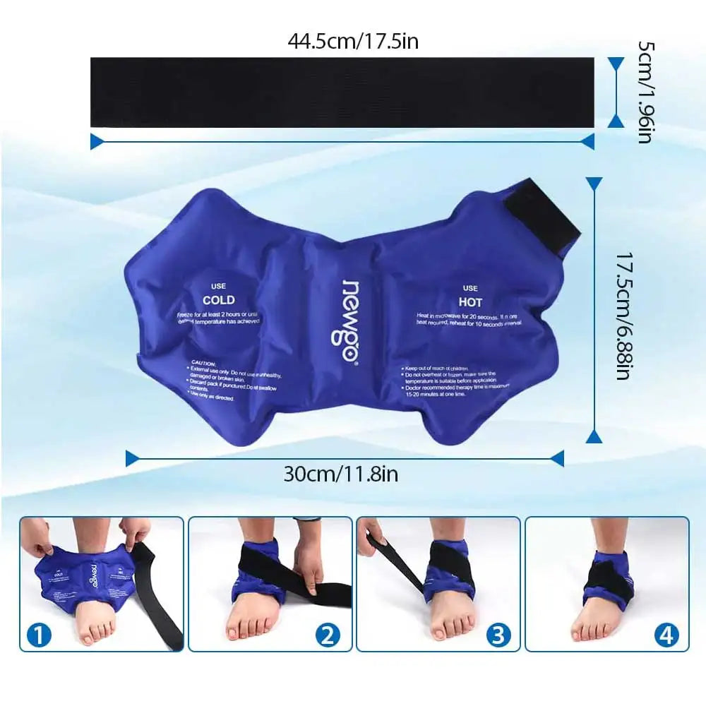 Nature's Shoewear™ NEWGO Ankle Brace Ice Pack Wrap