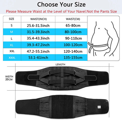 Nature's Shoewear™ Double Pull Back Lumbar Support Belt