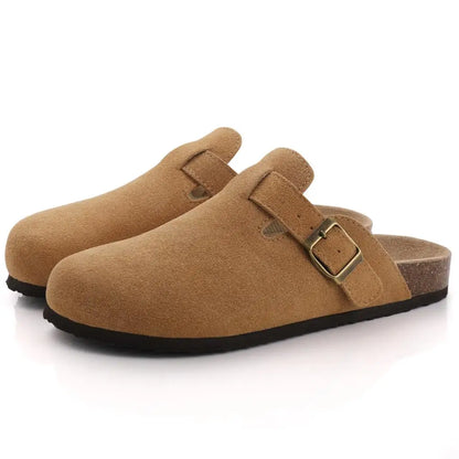 Nature's Shoewear™  Comwarm Fashion Women's Suede Mules Slippers and Men Clogs
