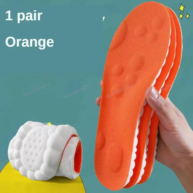 Nature's Shoewear™ 1 Pair 4D Soft Sports Shoes Insoles