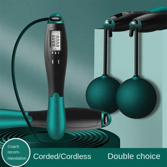 Nature's Shoewear™ Cordless Electronic Jumping Rope with Counting Speed Skipping Counter