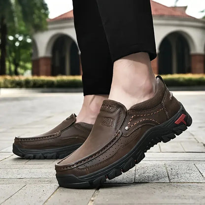Nature's Shoewear™ Handmade Leather Men’s Casual Outdoor Slip-On Loafers