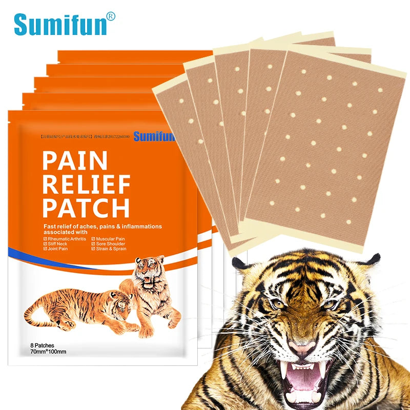 Nature's Shoewear™ Sumifun Tiger Patch Medical Heat Plaster