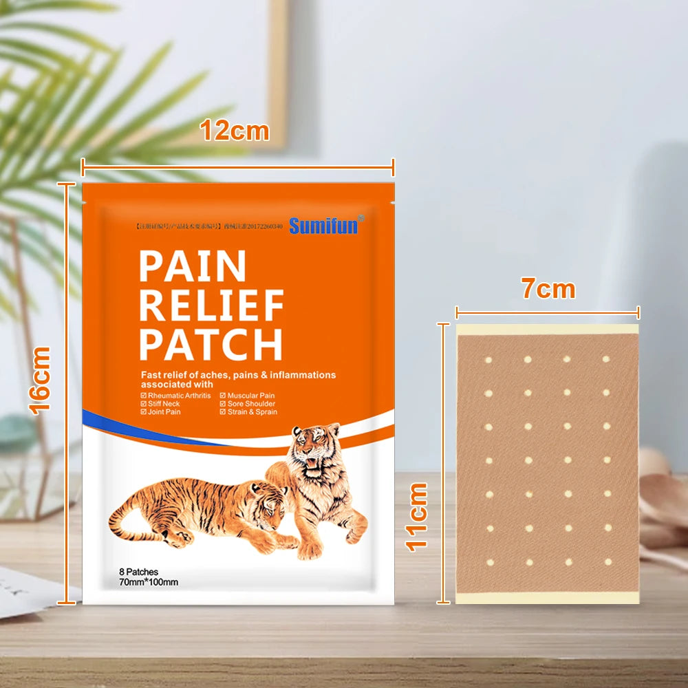 Nature's Shoewear™ Sumifun Tiger Patch Medical Heat Plaster