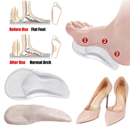 Nature's Shoewear™ Silicone Gel Arch Support Insoles