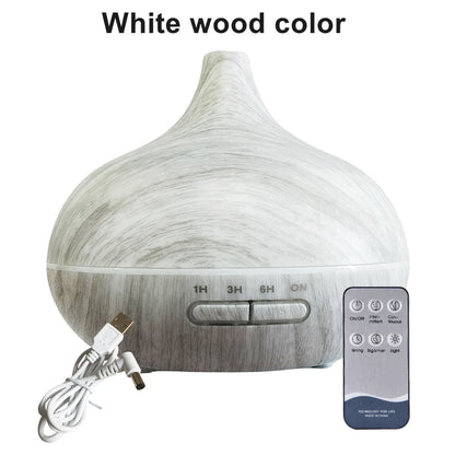Nature's Shoewear™ 550ml Wood Color USB Aroma Diffuser.