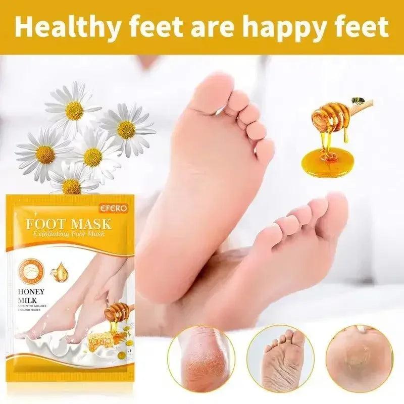 Nature's Shoewear™ Honey Exfoliating Foot Spa Mask - 1 Pair