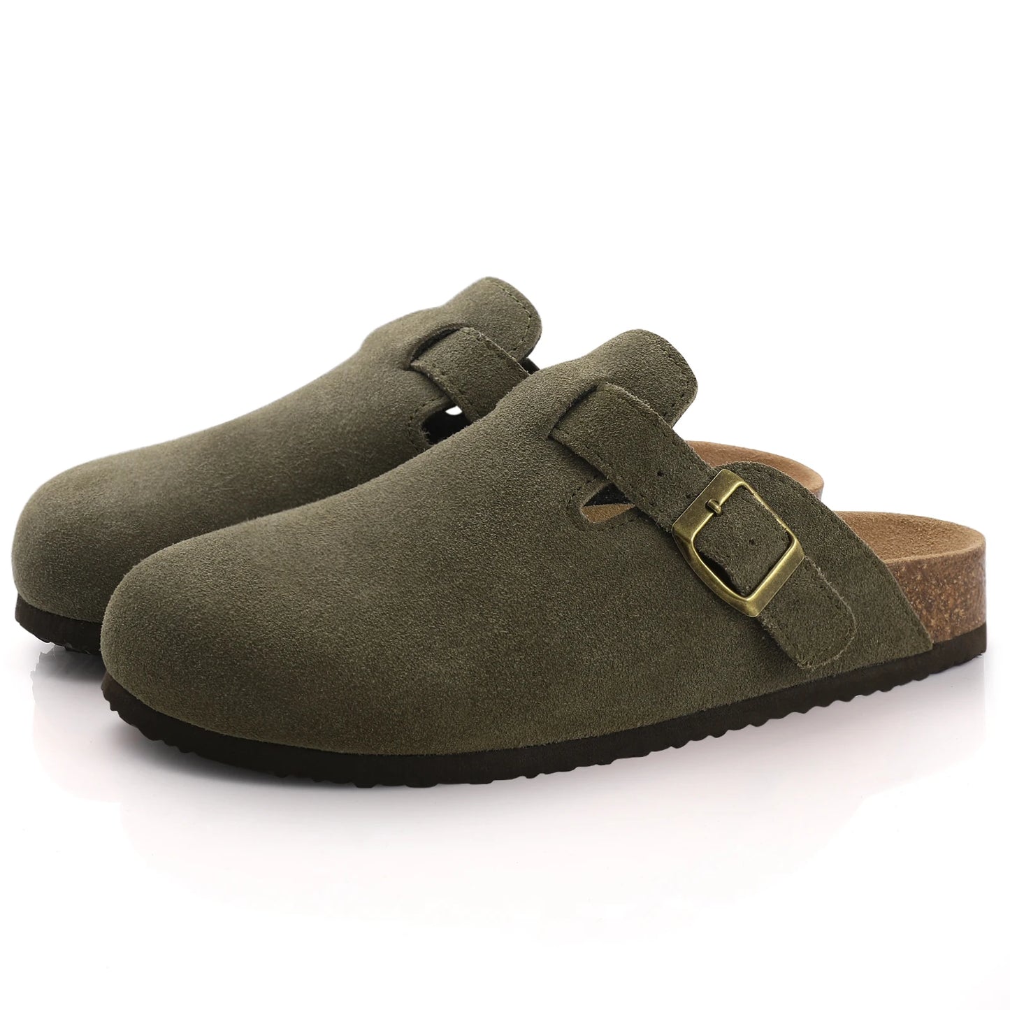 Nature's Shoewear™  Comwarm Fashion Women's Suede Mules Slippers and Men Clogs