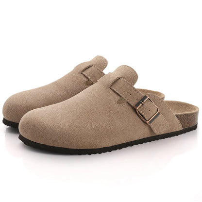 Nature's Shoewear™  Comwarm Fashion Women's Suede Mules Slippers and Men Clogs