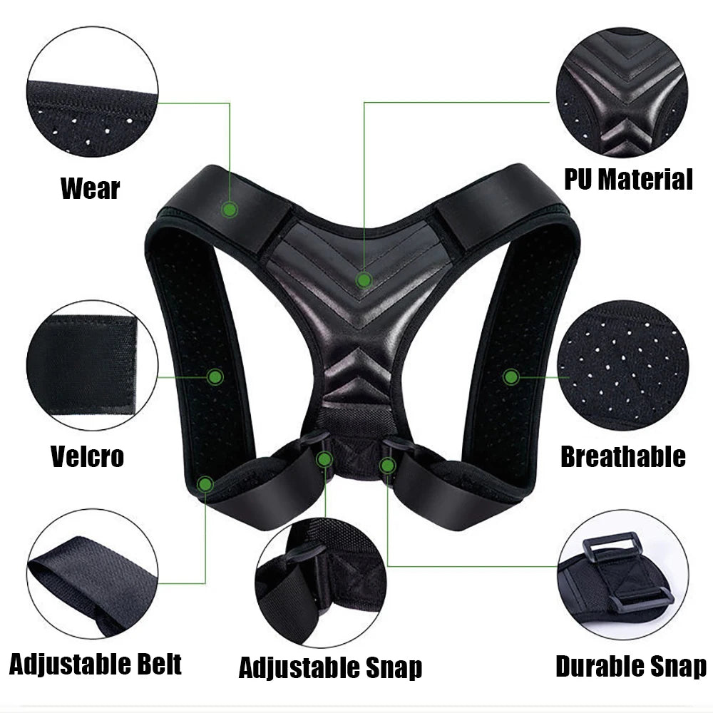 Nature's Shoewear™ Back Posture Corrector - Back & Neck Brace