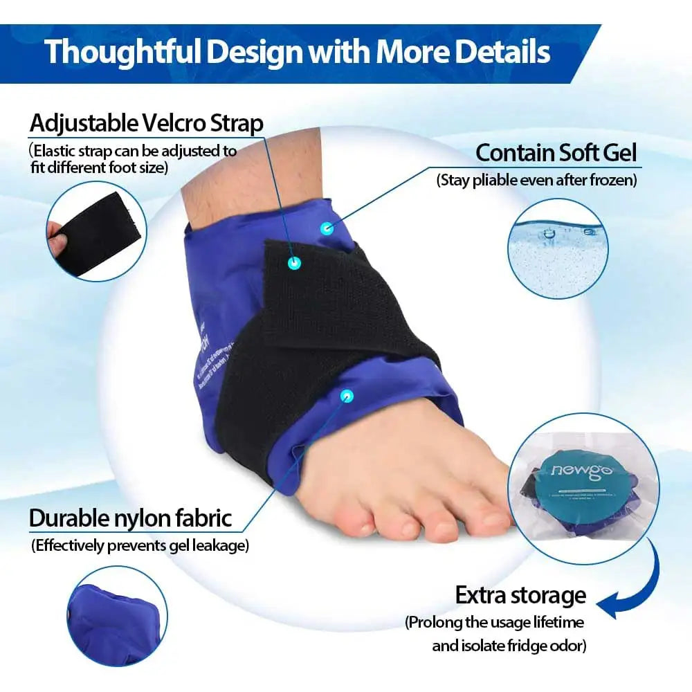 Nature's Shoewear™ NEWGO Ankle Brace Ice Pack Wrap