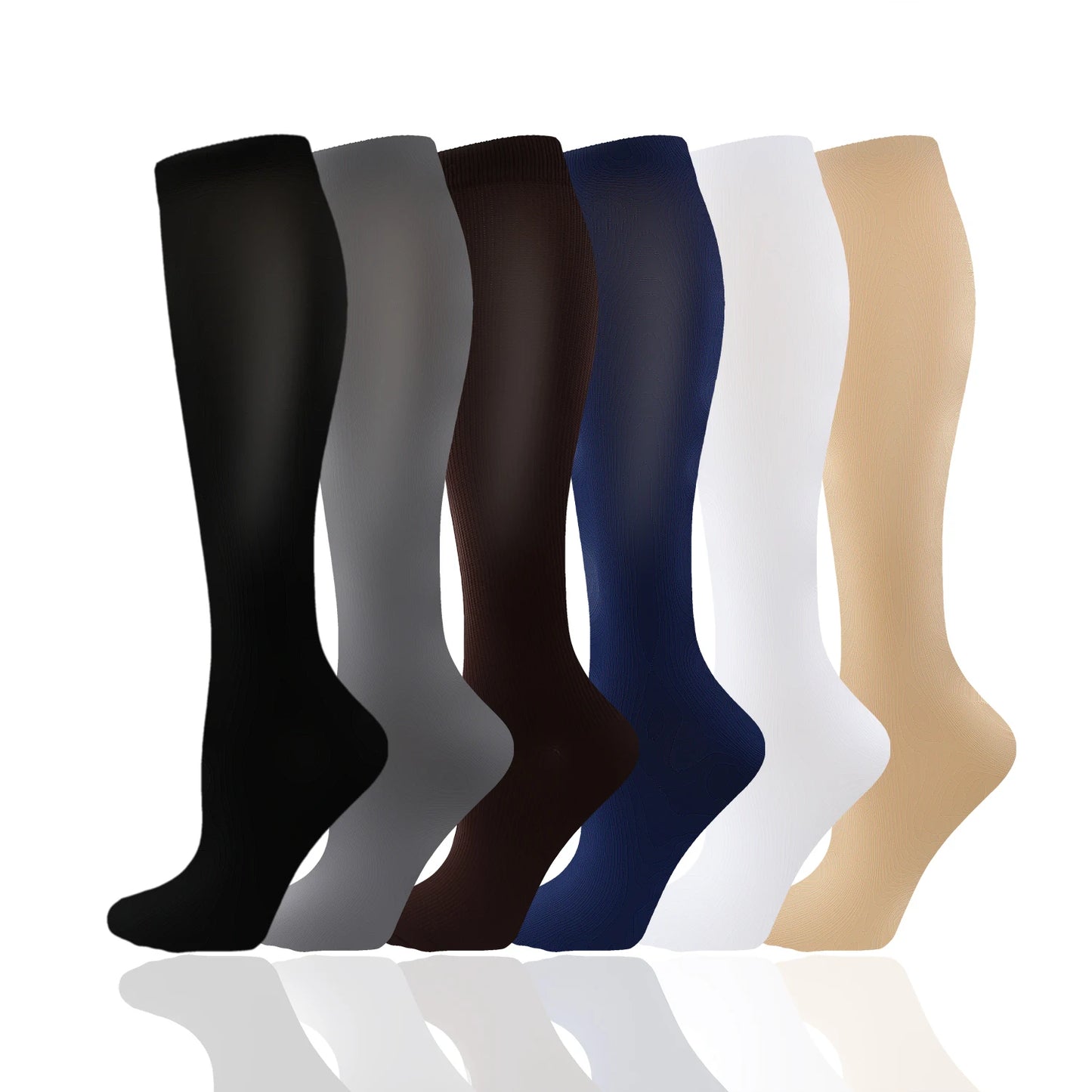 Nature's Shoewear™ Elastic Compression Socks for Cycling and Sports