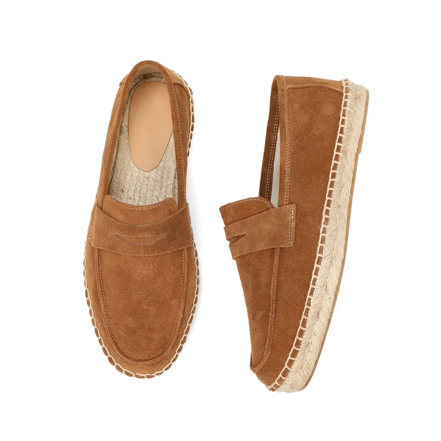 Nature's Shoewear™ Men's Jute Espadrilles Slip-On Loafers