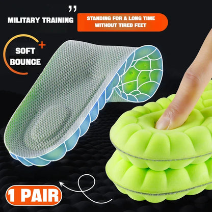 Nature's Shoewear™ 1 Pair 4D Soft Sports Shoes Insoles